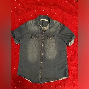 Men’s Calvin Klein Jean Shirt